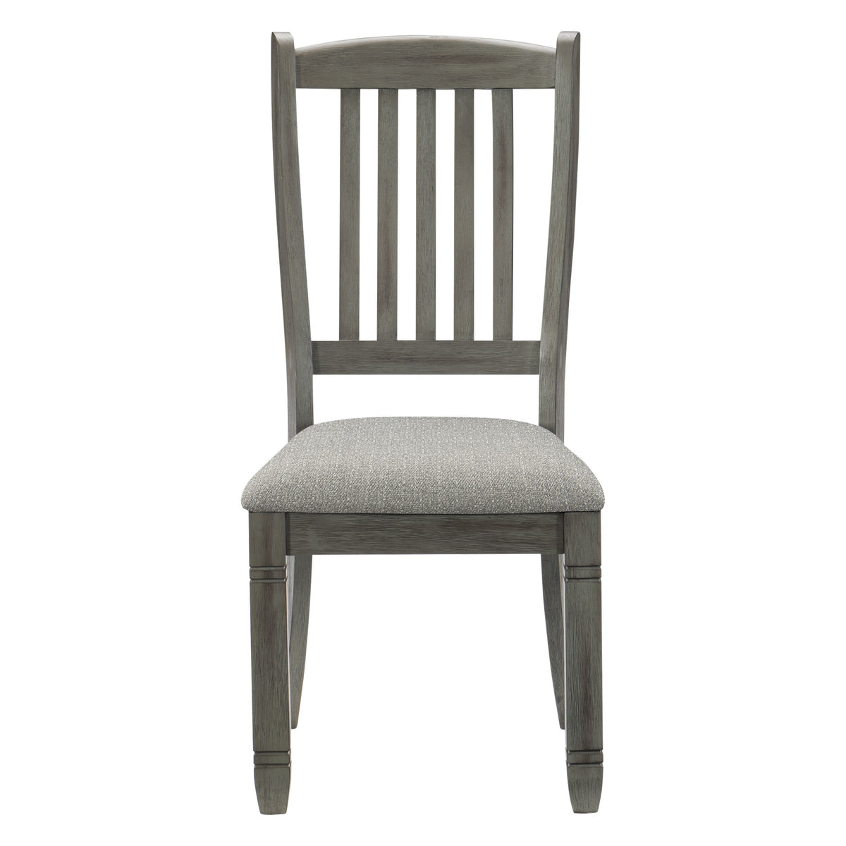 Side Chairs Dining Room Wood Veneer Set of 8 Gray
