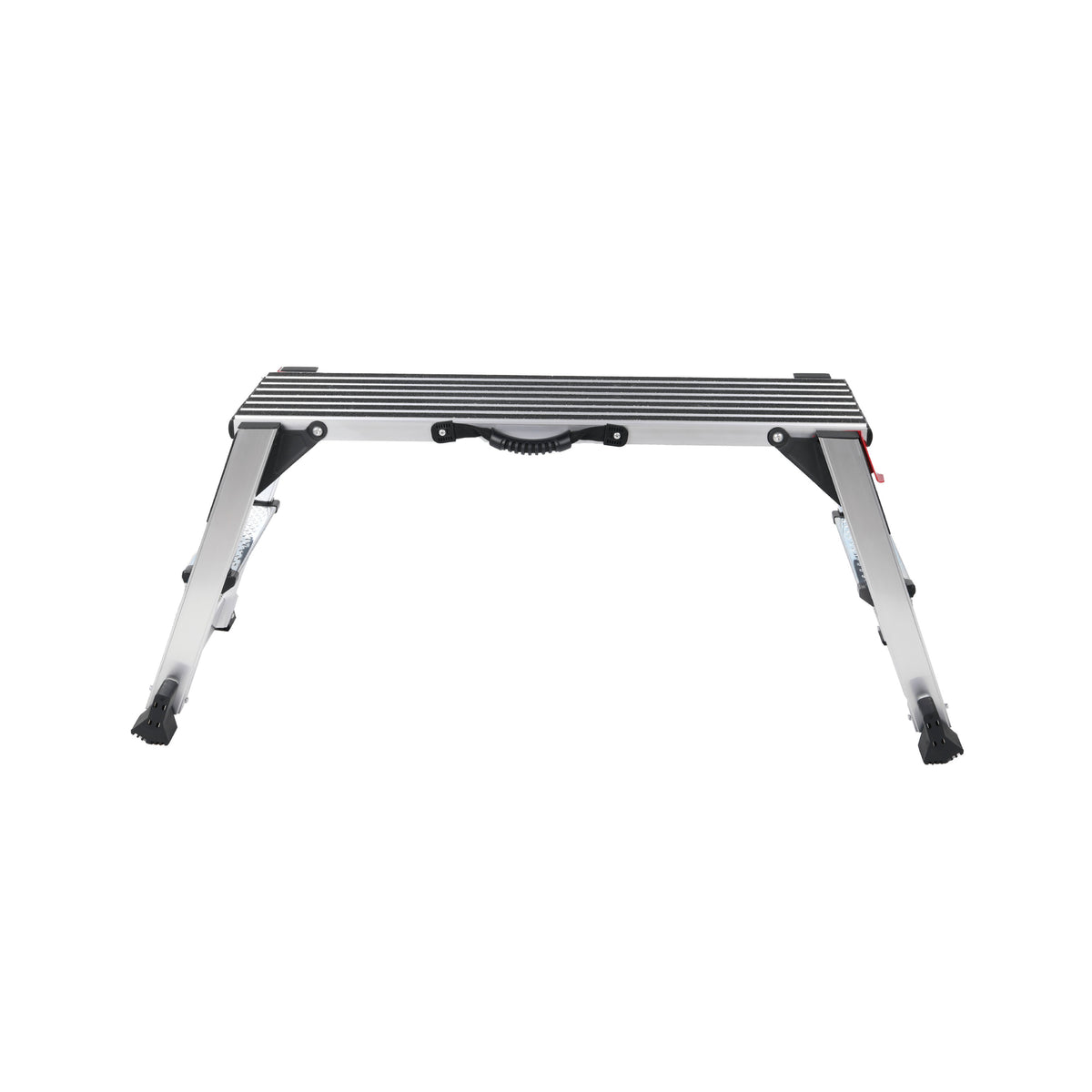 Folding Work Platform,  Aluminum Drywall Stool Ladder, 660 lbs Load Capacity Heavy Duty Work Bench w/Non-Slip Feet, Ideal for Washing Vehicles, Cleaning, Painting, Decorating