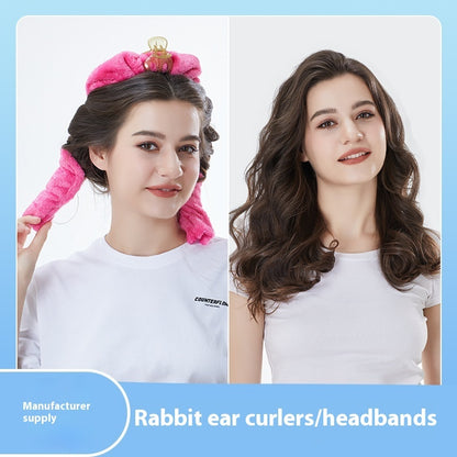 No Heat Hair Curler Hair Band Makeup Headband