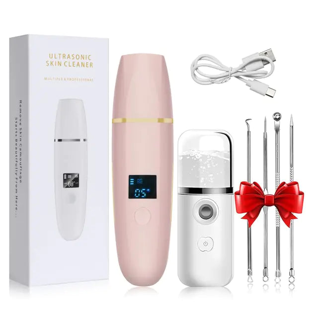 Ultrasonic Skin Scrubber: Facial Cleansing - Eloy Royal