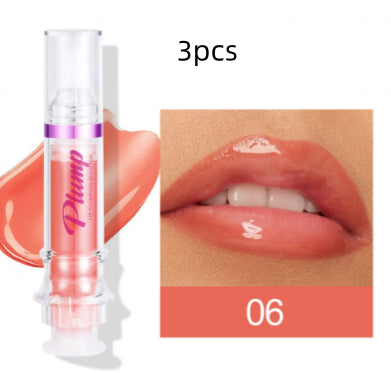 New Tube Lip Rich Lip Color Slightly Spicy Lip Honey Lip Glass Mirror Face Lip Mirror Liquid Lipstick - Eloy Royal