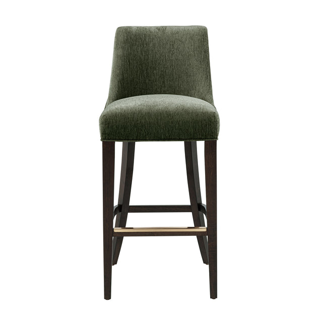 Barstool in Forest Green