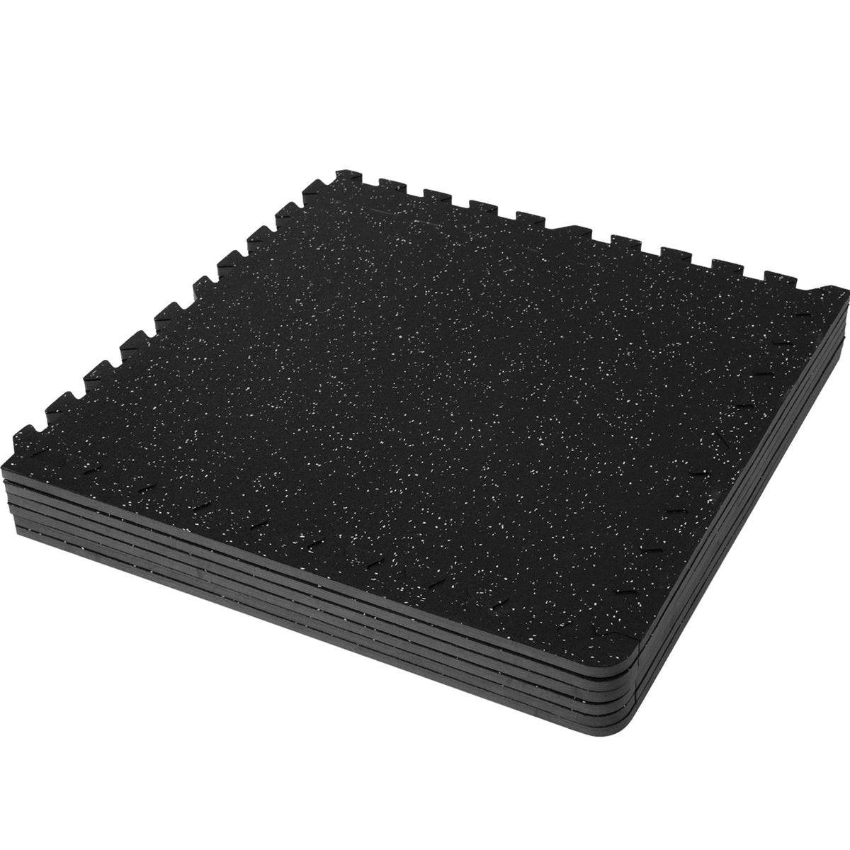 EVA Interlocking Foam Floor Mats, 0.56 in Thickened 6 Pcs Puzzle Rubber Tiles, 24 x 24 in Exercise Floor Mat for Workout & Fitness, Heavy Duty Flooring Mats for Home, Gym, Office-24 Sq Ft