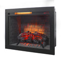 28 inch Infrared Electric Fireplace with Removable Trim kit Insert, Touch Panel Home Decor Heater