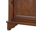 40' Console Table with Storage Shelf, Retro Entryway Table with Adjustable Storage Shelf, Sofa Couch Table for Hallway, Entry Way, Living Room, Foyer, Light Espresso - Eloy Royal