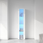 Side cabinet with aluminum strip lamp, - Eloy Royal