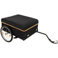 Bike Cargo Trailer, 130 lbs Load Capacity, Heavy-Duty Bicycle Wagon Cart, Foldable Compact Storage with Universal Hitch