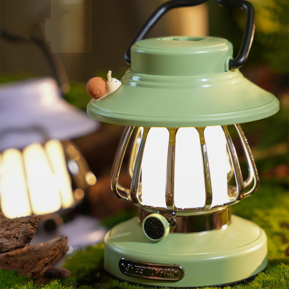 Retro Camping Night Light Charging Portable Outdoor - Eloy Royal