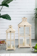 S/2 Reed Candle Lanterns