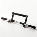 Doorway Pull Up Bar, No Drilling Multi-Grip Chin Up Bar for Door Frame, Portable Upper Body Workout Bar with Non-Slip Foam Handles, Home Gym Exercise Equipment for Strength Training