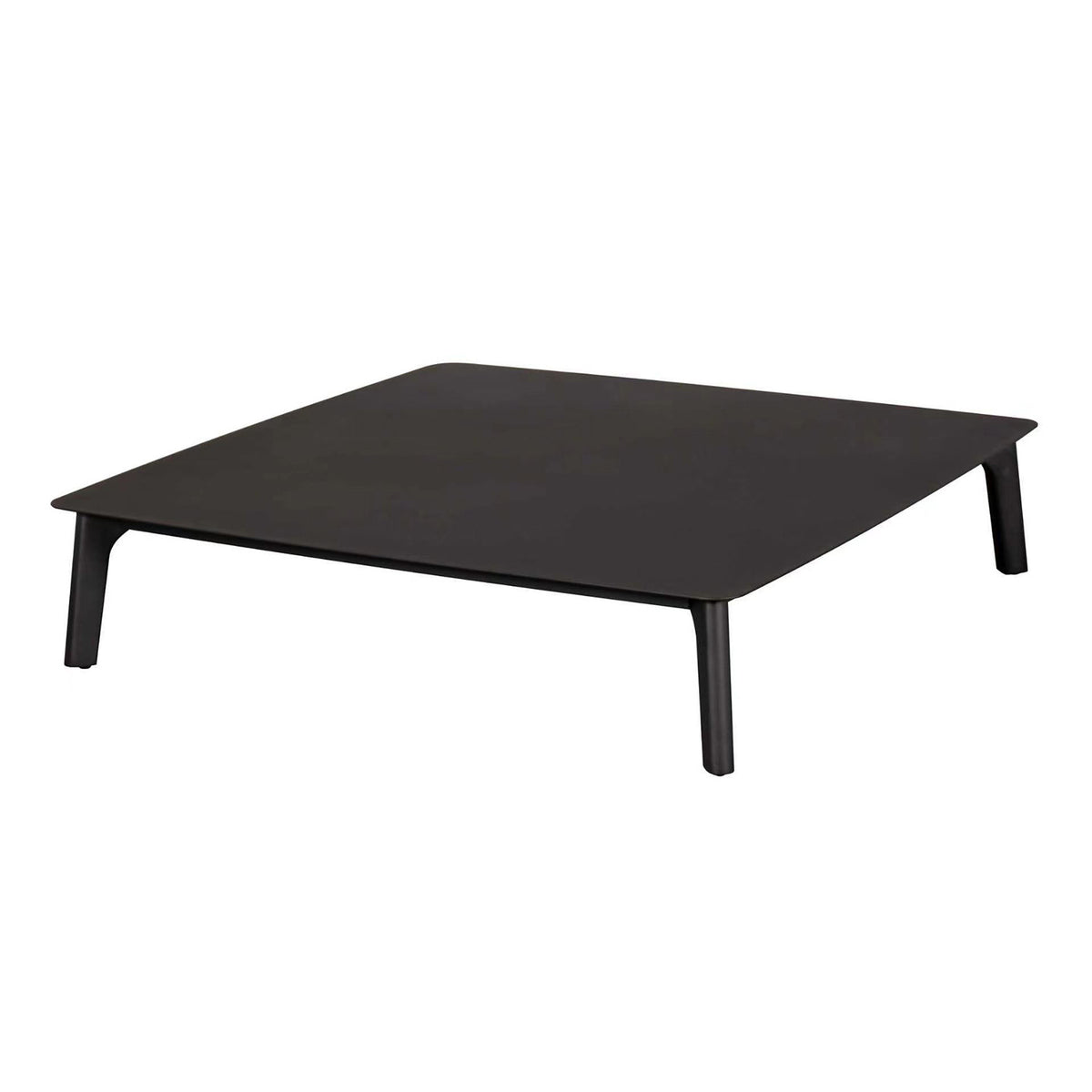 Mesh Modern Sofa Set in Black with Precision Laser-Cut Aluminum Frame, Oversized KD Design for Easy Assembly and Outdoor Comfort