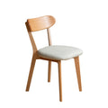 Dining Chair Wooden FAS Grade Oak Natural Wood Made in North America 100% Dirt-free Wood Chair Solid Chair Table Chair Wooden Living Room Chair Simple And Natural 47.5 * 55.5 * 78cm