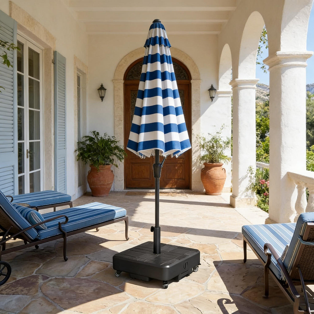 Mobile Umbrella Stand,Outdoor Umbrella Stand,Patio Umbrella Base(Only Umbrella Base)