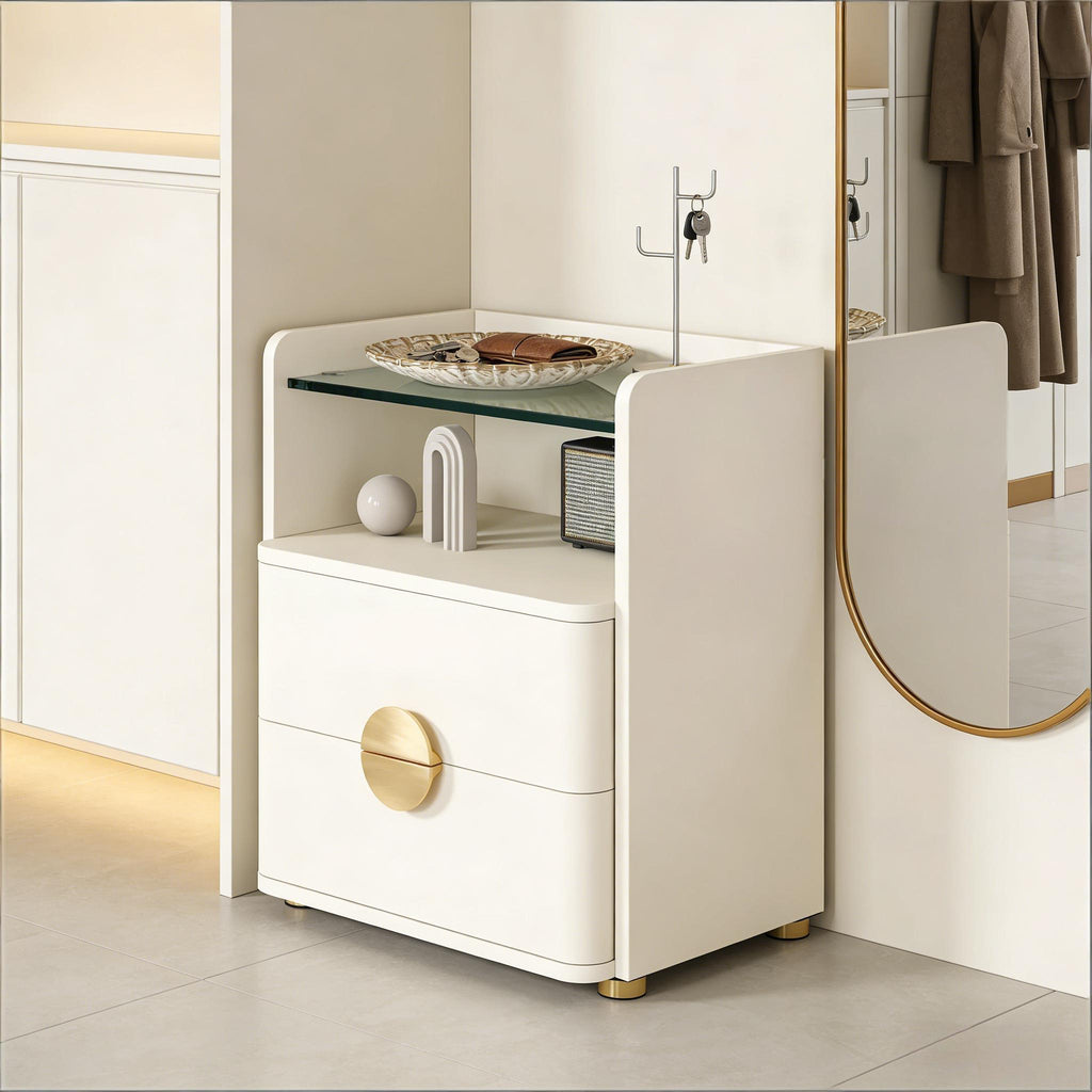 Side Cabinet,Bedside Table,Storage Nightstand