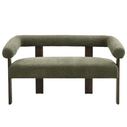 Round armrest loveseat