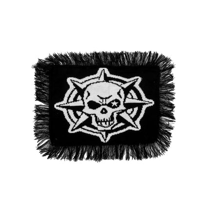 Halloween Decorative Placemat Skull Knitted Tablecloth