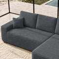Right Plush-GREY-2 SEATER
