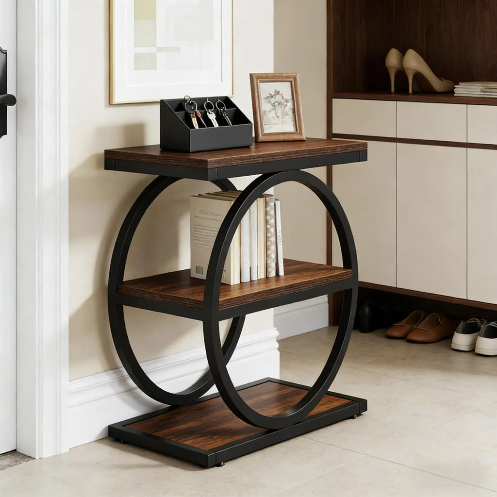 3-Tier Sofa Side Table,Modern End Table - Eloy Royal