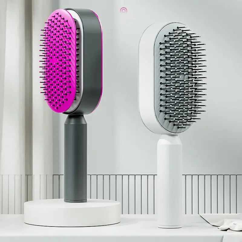 Self Cleaning Anti-Static Hair Brush - Eloy Royal