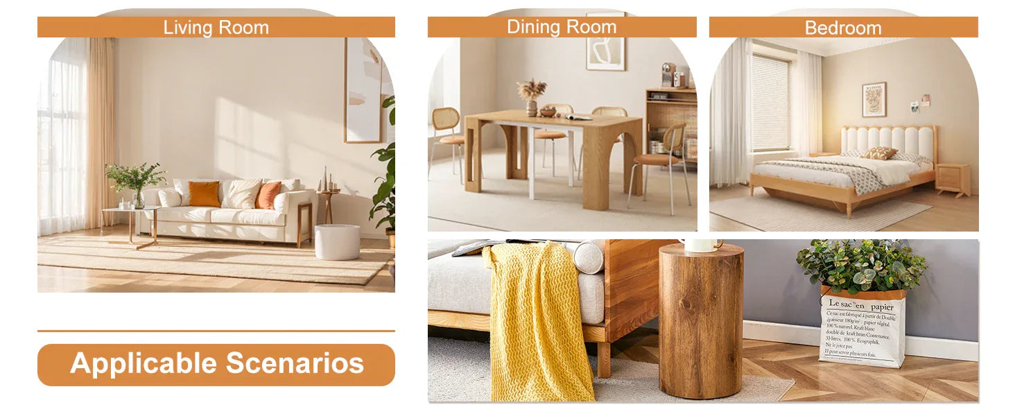 The cylindrical table with its patterned design can be easily integrated into a variety of interior styles, from coffee tables to small dining tables, workbenches or makeshift writing desks. - Eloy Royal