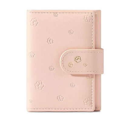 Small Paw Print Wallets Pink