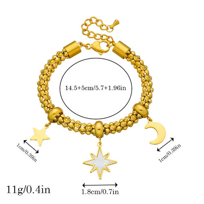 European And American Fashion Metal Retro Stainless Steel Bracelet