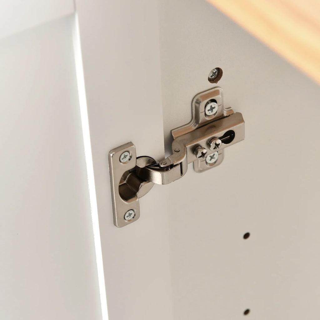 Rolling Mobile Kitchen Island with Solid Wood Top and Locking Wheels,52.7 Inch Width,Storage Cabinet and Drop Leaf Breakfast Bar,Spice Rack, Towel Rack & Drawer (White) - Eloy Royal