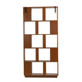 Modern 5-Tier Open Bookshelf in Dark Oak MDF Wood, 31.5' L x 64.56' H Free-Standing Storage Shelving for Living Room, Office, or Bedroom Decor Organizer