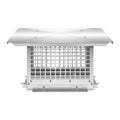 Middle Size Stainless Steel Adjustable Chimney Cap Silver Finish with Corrosion-Resistant Material and Adjustable Base for Home Fireplaces