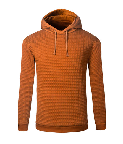 Men's Jacquard Sweater Long-sleeved Hoodie Warm Color Hooded Sweatshirt Jacket - Eloy Royal