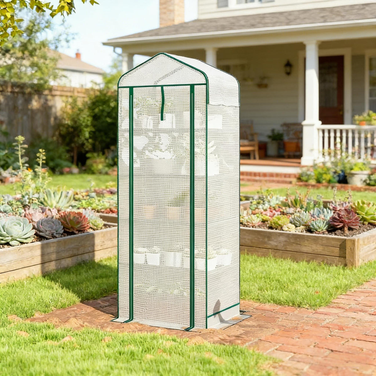 Portable Small Greenhouse,Mini Greenhouse,Five-tier Plant Shelf Greenhouse