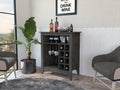 Future Bar Cabinet, Six Built-in Wine Rack, One Open Drawer, One Open Shelf