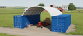 20FTx40FT Single Frame Tarpaulin Tent Warehouse Shed (Excluding containers)