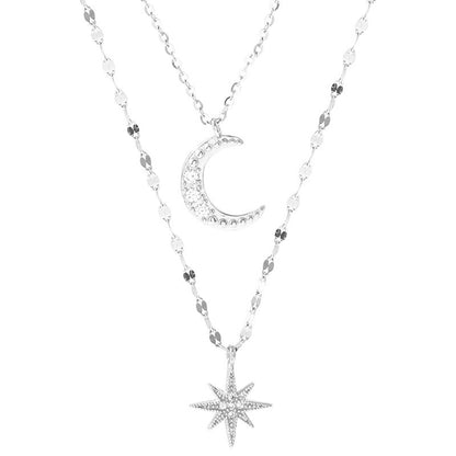 Astral Moon Double Necklace