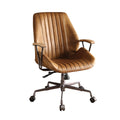 Hamilton Coffee Top Grain Leather Office Chair (Swivel & Adjustable Height (Pneumatic Lift) )
