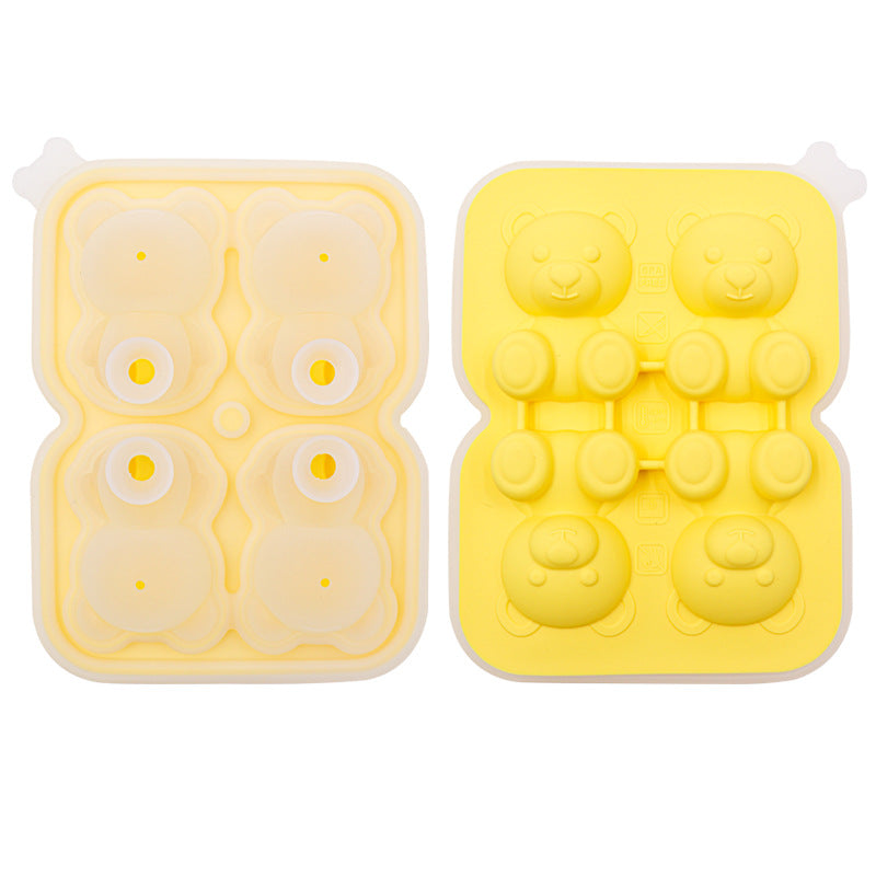 Bear Ice Cube Molded Silicone Ice Tray - Eloy Royal