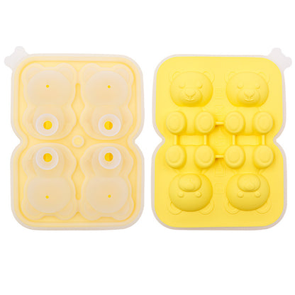 Bear Ice Cube Molded Silicone Ice Tray - Eloy Royal