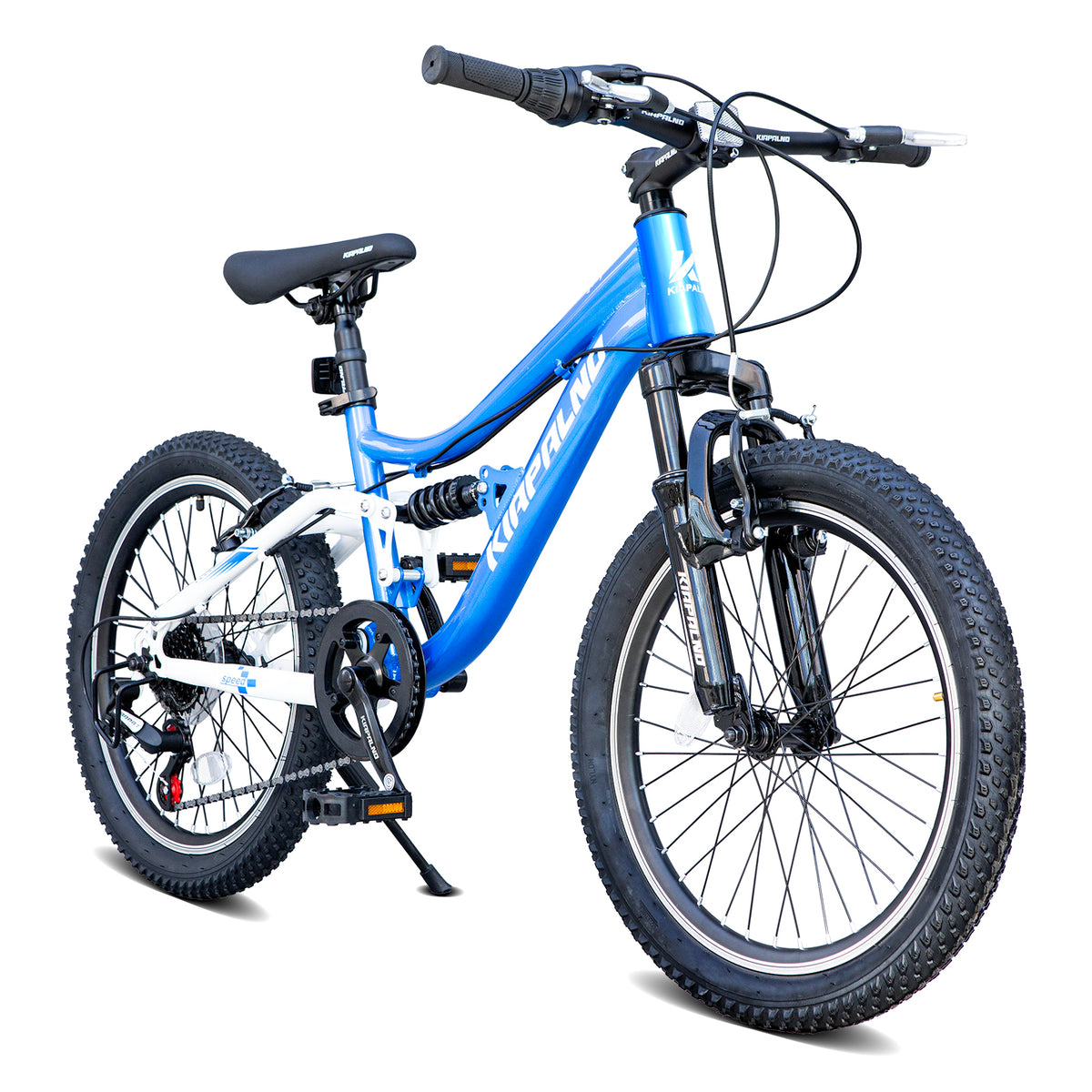 20 Inch Mountain Bike,7-Speed Adult Dual-Suspension Mountain Bicycle with Sturdy Steel Frame, Excellent Twist Shifting,Dual Handbrake & Adjustable Seat for Men Women