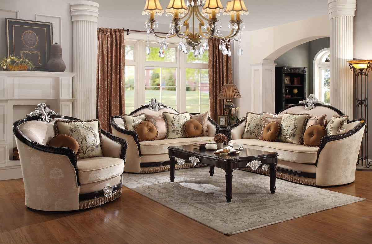 Ashford black coffee table with turned legs, view 6