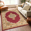 Classic GC_VIN5009 Red 5 ft. 3 in. x 7 ft. 3 in. Area Rug