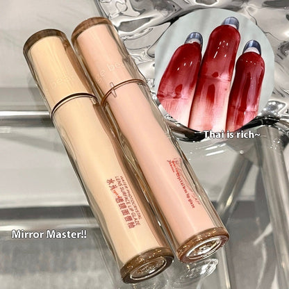 Lip Lacquer No Stain On Cup Non-fading Crystal Transparent Mirror