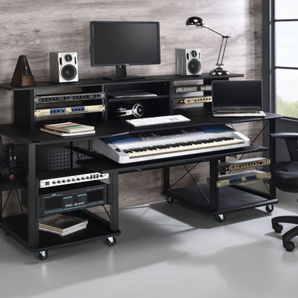 Megara Black Finish Music Desk