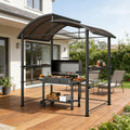 Outdoor Pergola Canopy,Pool BBQ Cooking Pergola Canopy,Outdoor Grill Gazebo Canopy Shelter
