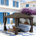 Gazebo Canopy,Outdoor Hardtop Gazebo