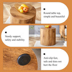 The cylindrical table with its patterned design can be easily integrated into a variety of interior styles, from coffee tables to small dining tables, workbenches or makeshift writing desks. - Eloy Royal