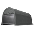 Anti-Snow 10x20 FT Carport, Commercial Grade Heavy Duty Portable Garage Canopy with Steel Frame & Vented Roof, Waterproof Outdoor Storage Shed for Vehicle, Boat, RV