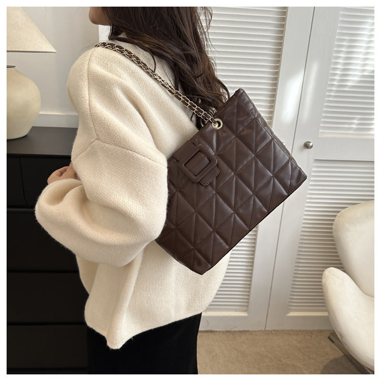 Women Shoulder Bags New Trendy Chic Chanel-style Rhombus Chain Bag - Eloy Royal