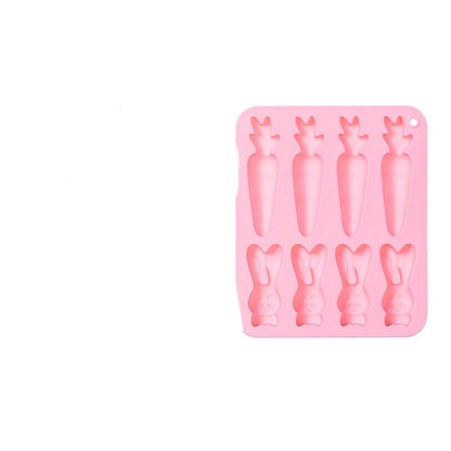 8-piece Carrot Rabbit Shape Silicone Baking Mold - Eloy Royal