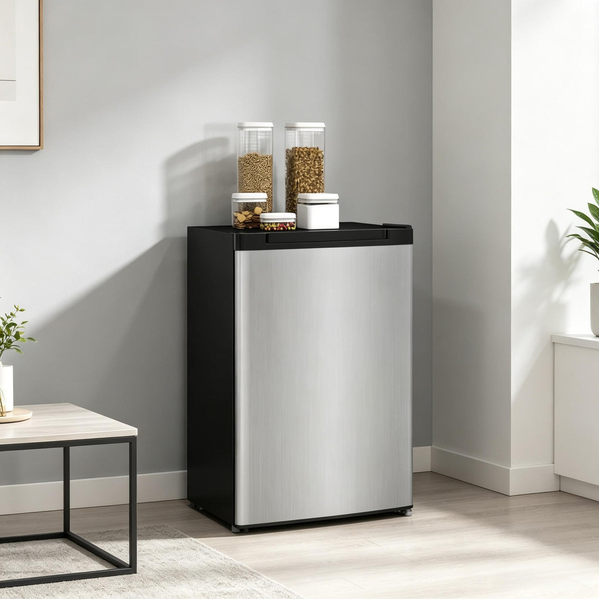Versatile Standalone Freezer,Compact Upright Freezer,Mini Freezer