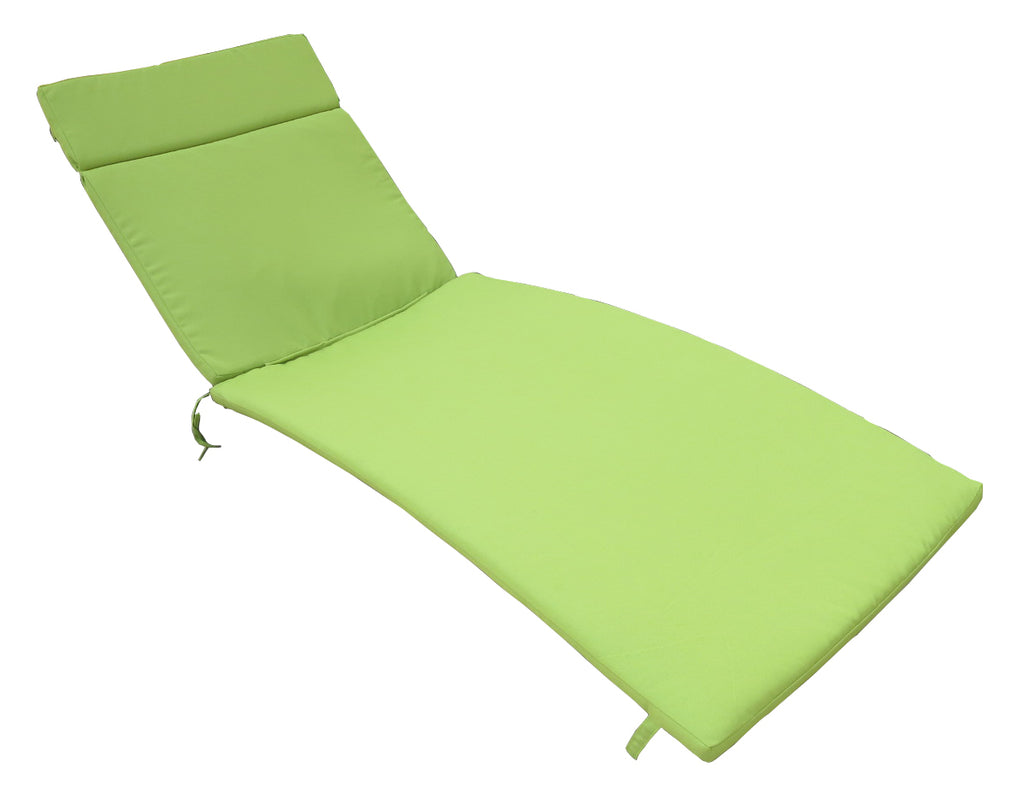 52005.00CUSH-GRN (2PCS) SALEM Outdoor Chaise Lounge Cushion (without Chaise Lounge)